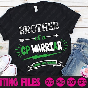 CP Warrior Svg, Paralisi cerebrale Svg, Paralisi cerebrale Mama Svg, Esigenze speciali Svg, Fratello Svg, File Svg per Cricut, File Silhouette, Mamma Svg