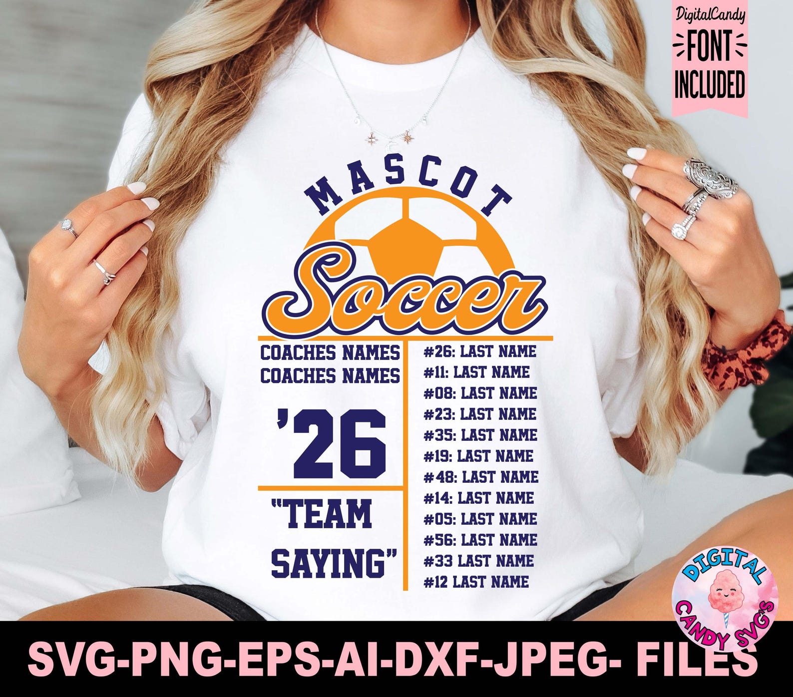Sport Roster Svg Soccer Roster Template Svg Png, Soccer Svg Png, Soccer Team Template ...