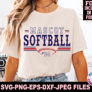 Softbal Svg Png, softbalteam sjabloon Svg Png, softbal moeder Svg, Svg-bestanden voor de Cricut, softbalteam Shirts Svg Png, softbal Logo Svg