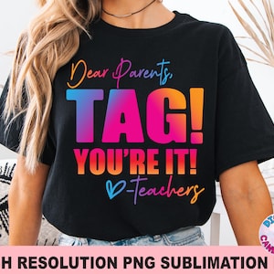 Beste ouders, tag You're It png, Bruh We Out Teachers png, klas afgewezen png, Last Day of School png, Dye Sublimation-bestanden, Summer Vibes