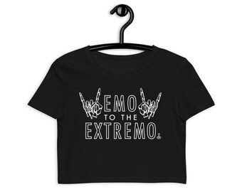 Emo Crop Shirt Etsy