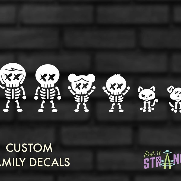 Skeleton Decal - Etsy