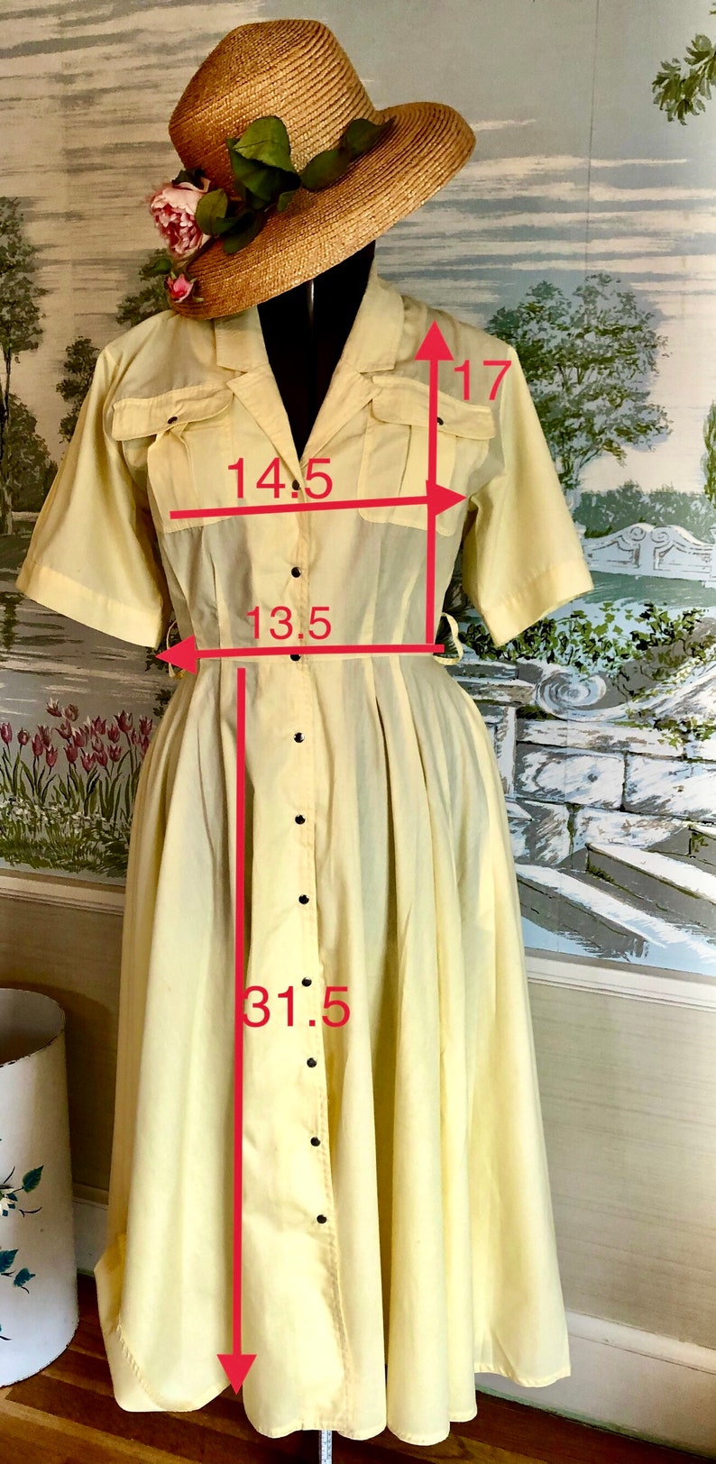 Daffodil Yellow Shirtwaist Dress image 9