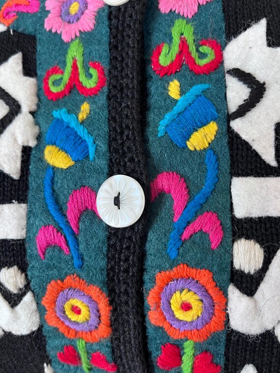 Michael Simon Reindeer Christmas Sweater Vest 1990s - Gem