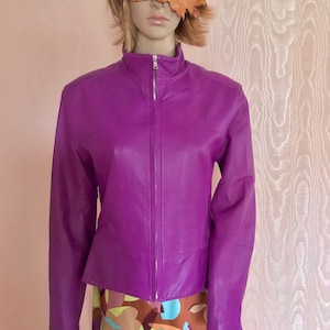 Leather Moto Jacket 1990s Andrew  Marc
