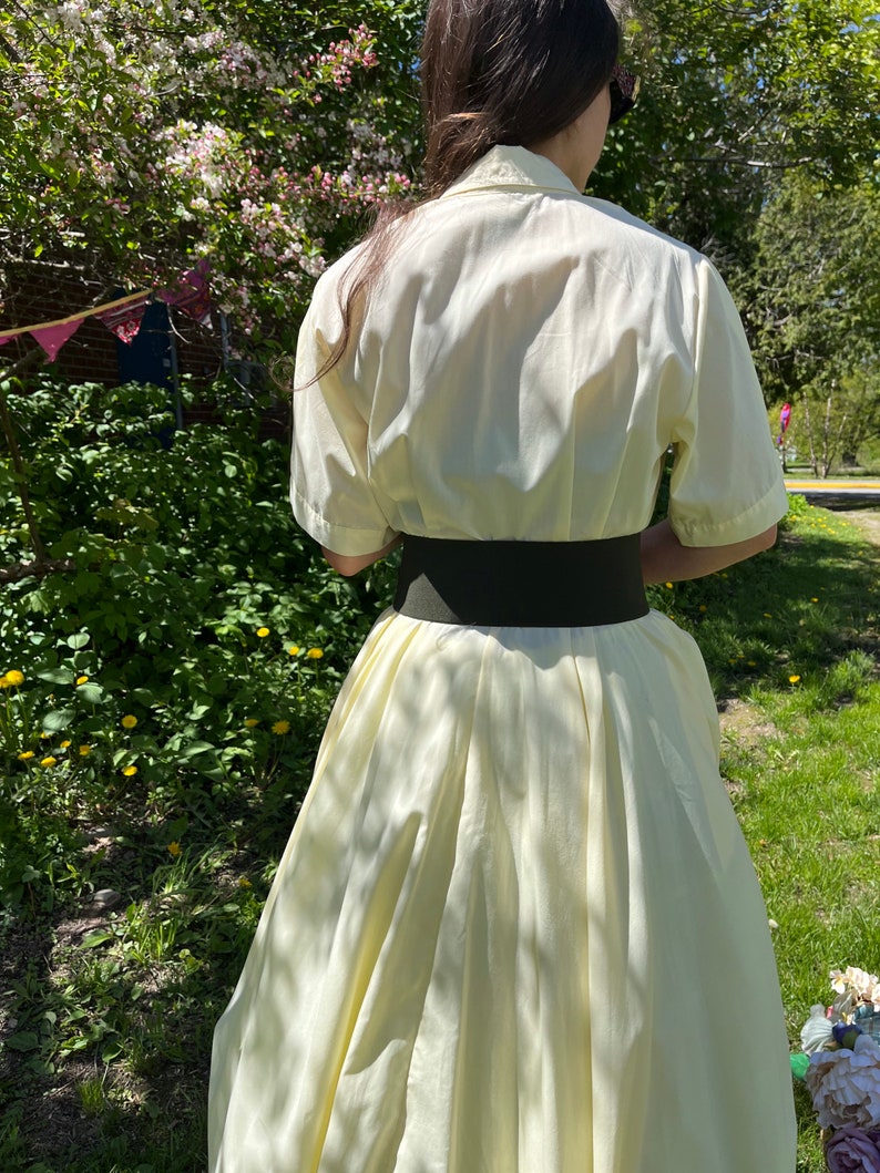 Daffodil Yellow Shirtwaist Dress image 6