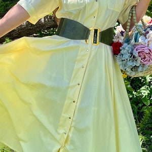 Daffodil Yellow Shirtwaist Dress image 7