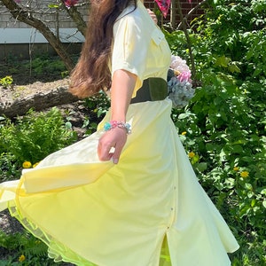 Daffodil Yellow Shirtwaist Dress image 4