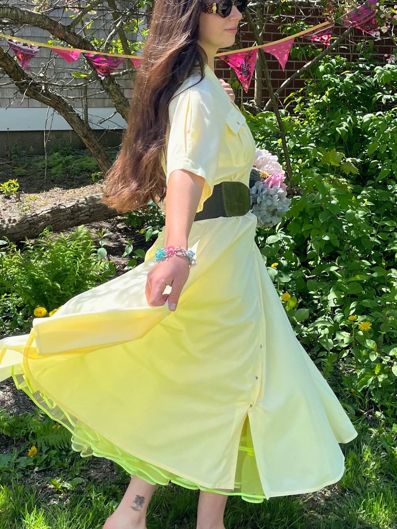 Daffodil Yellow Shirtwaist Dress image 4