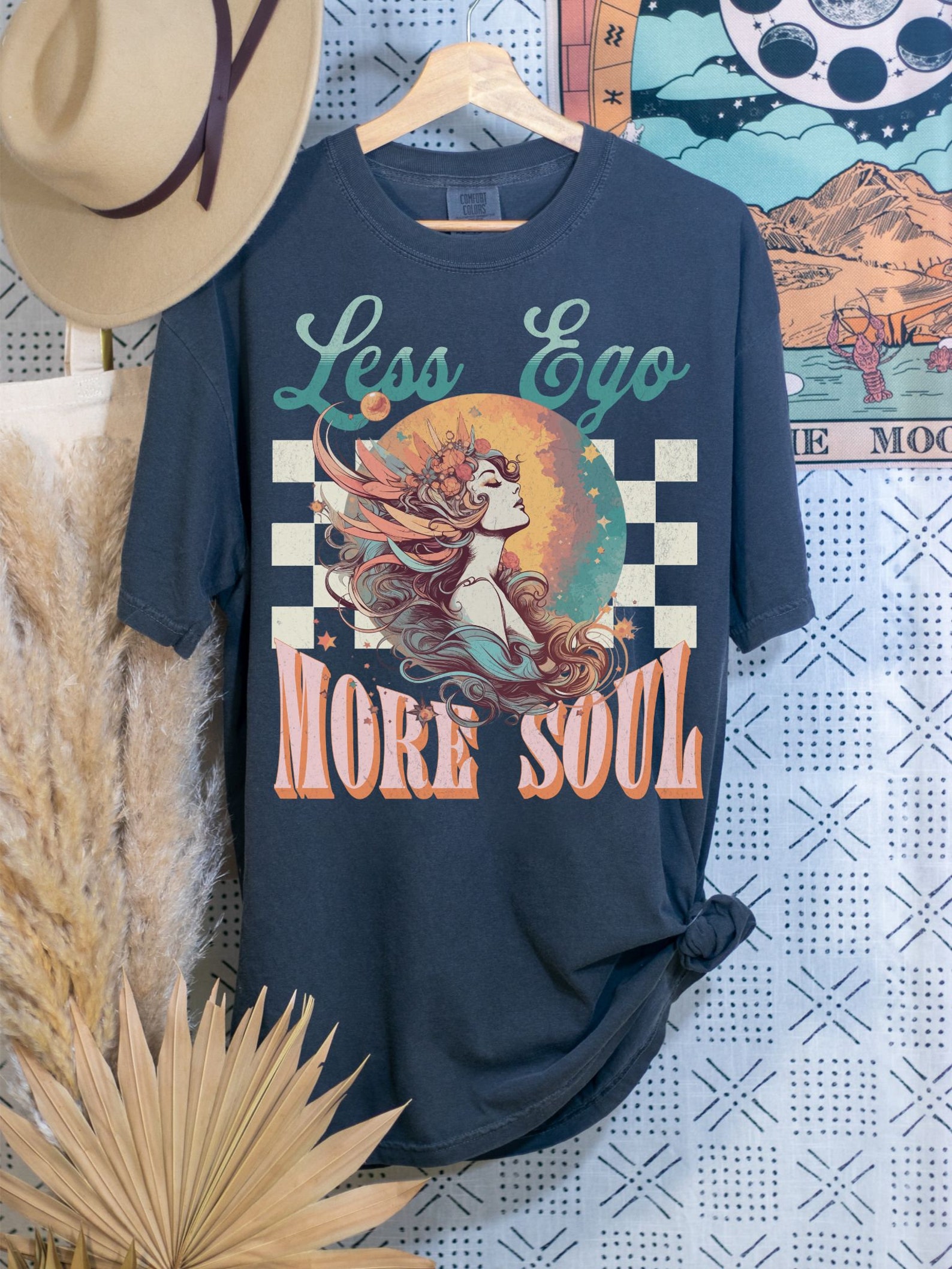 Less Ego More Soul Shirt Hippie T-shirt Boho Shirt Gift for Hippie ...