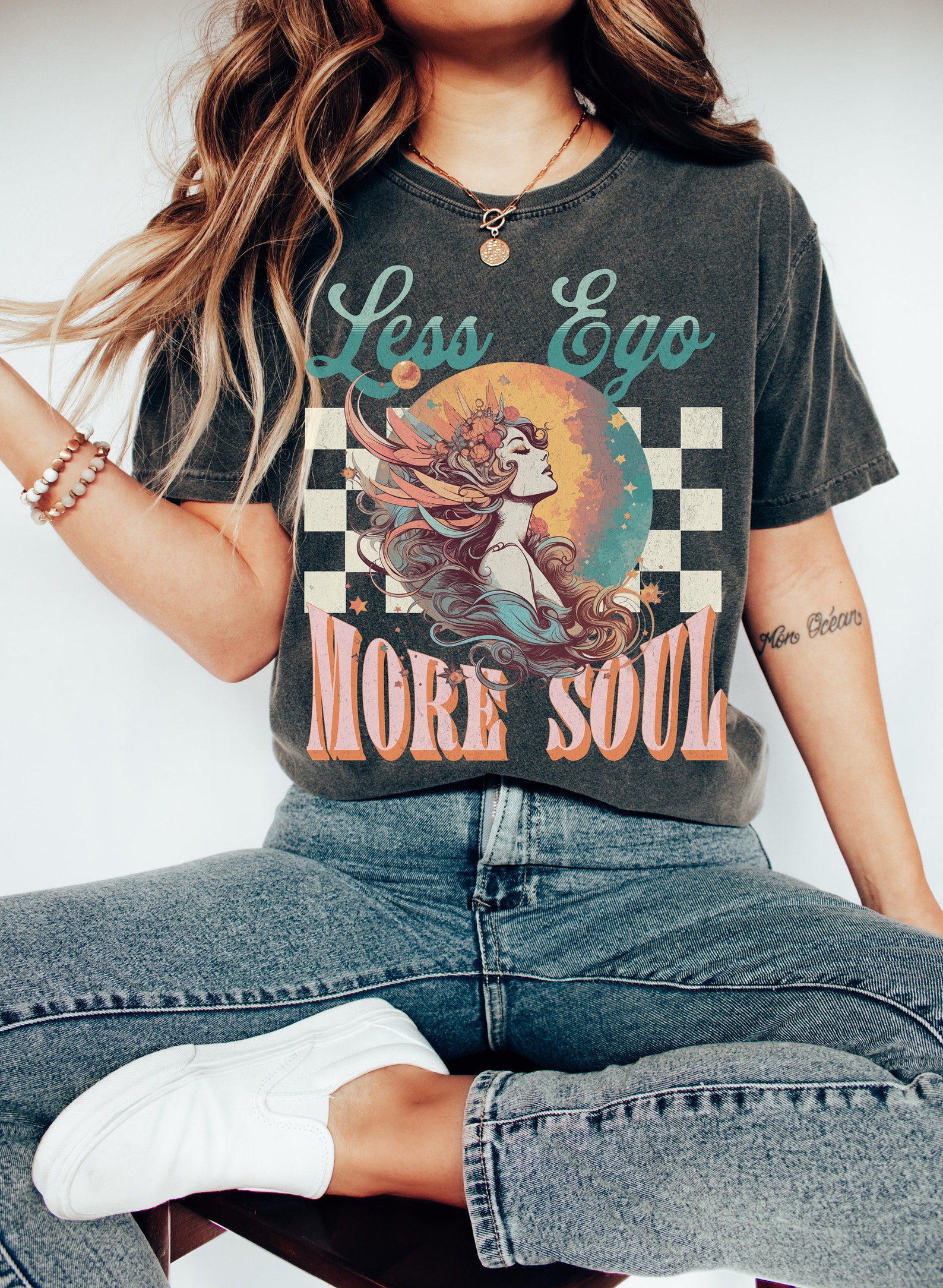 Less Ego More Soul Shirt Hippie T-shirt Boho Shirt Gift for Hippie ...