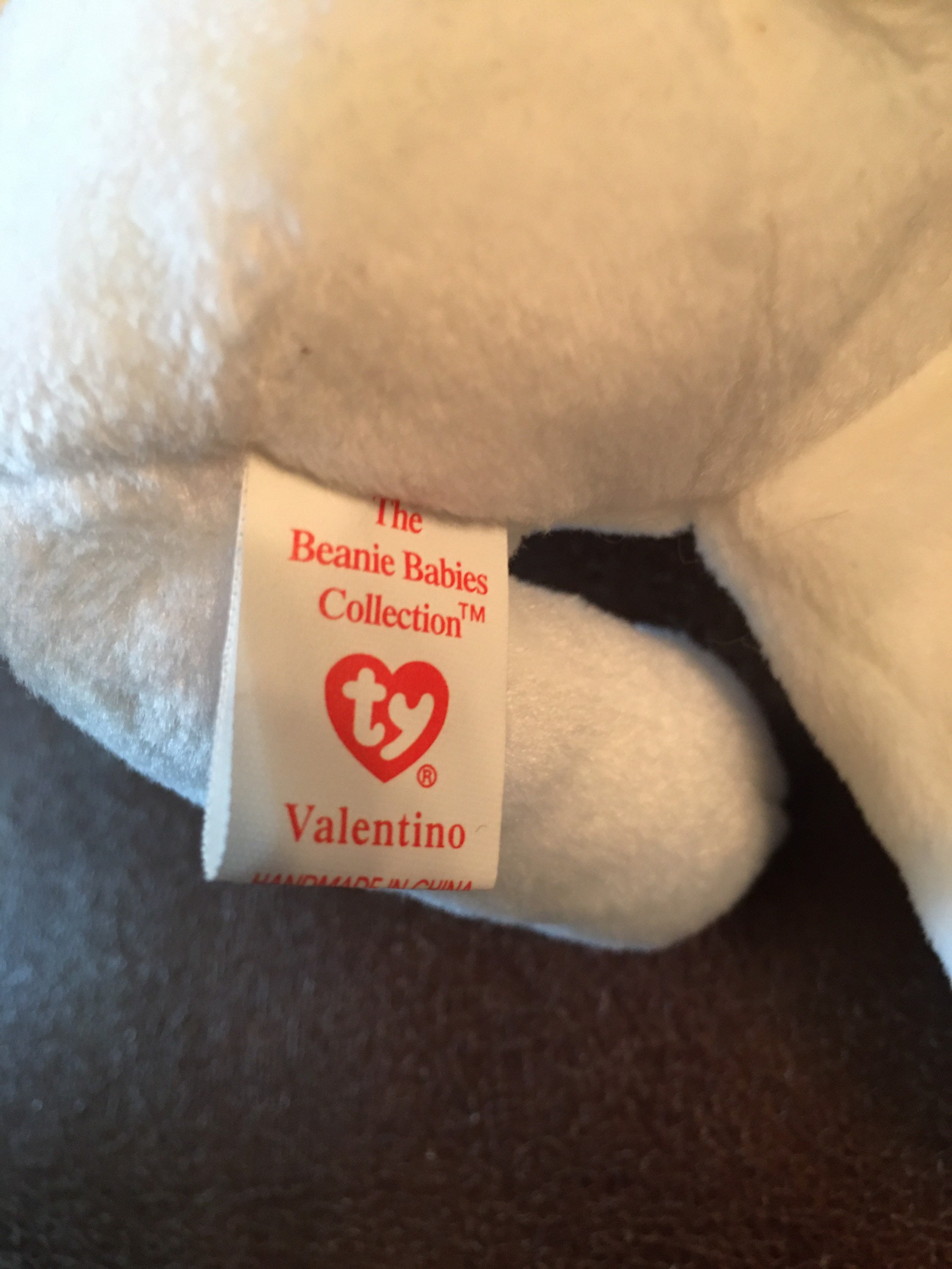 Valentino Beanie Baby PVC Pellets With Rare waterloo Hants U. Etsy UK