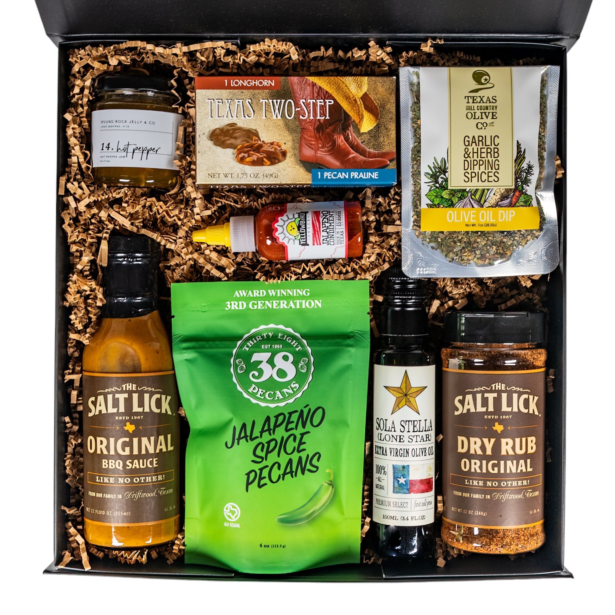 Round Rock Saltlicks Bbq Texas Gift Basket,texas Gift Boxes,austin