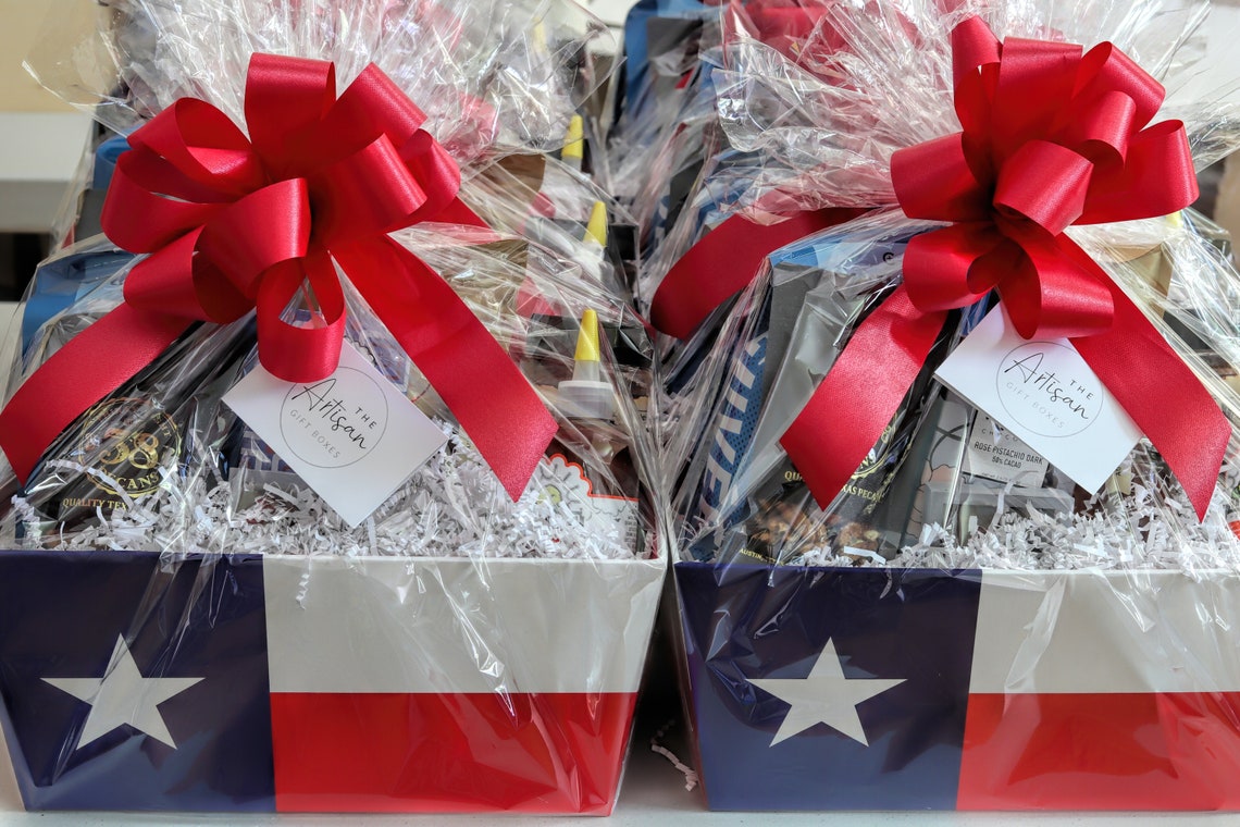 The Lone Star Texas Gift Basket Austin Gift Basket Etsy