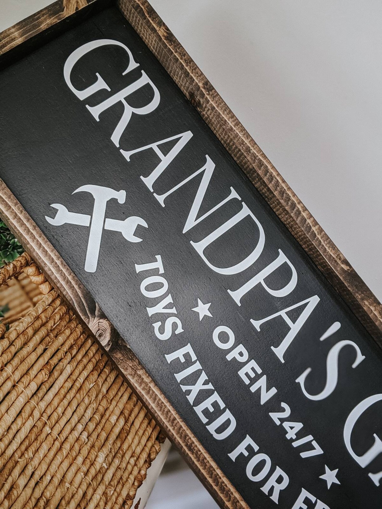 Personalized Sign for Dad Dad's Garage Sign Etsy