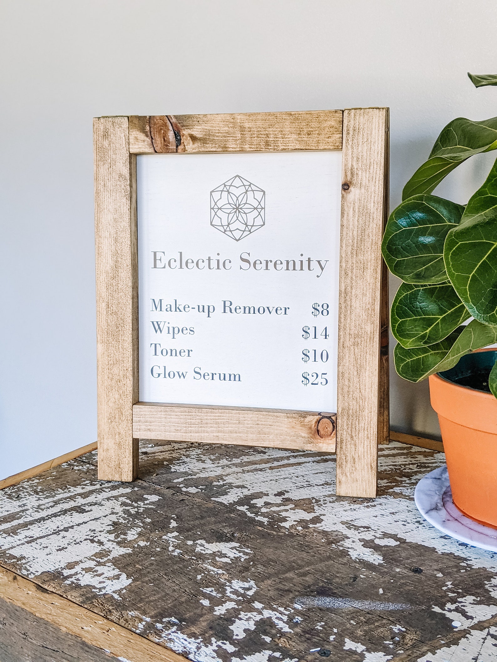 Custom Easel Company Easel brand sign Company Sign Small Etsy