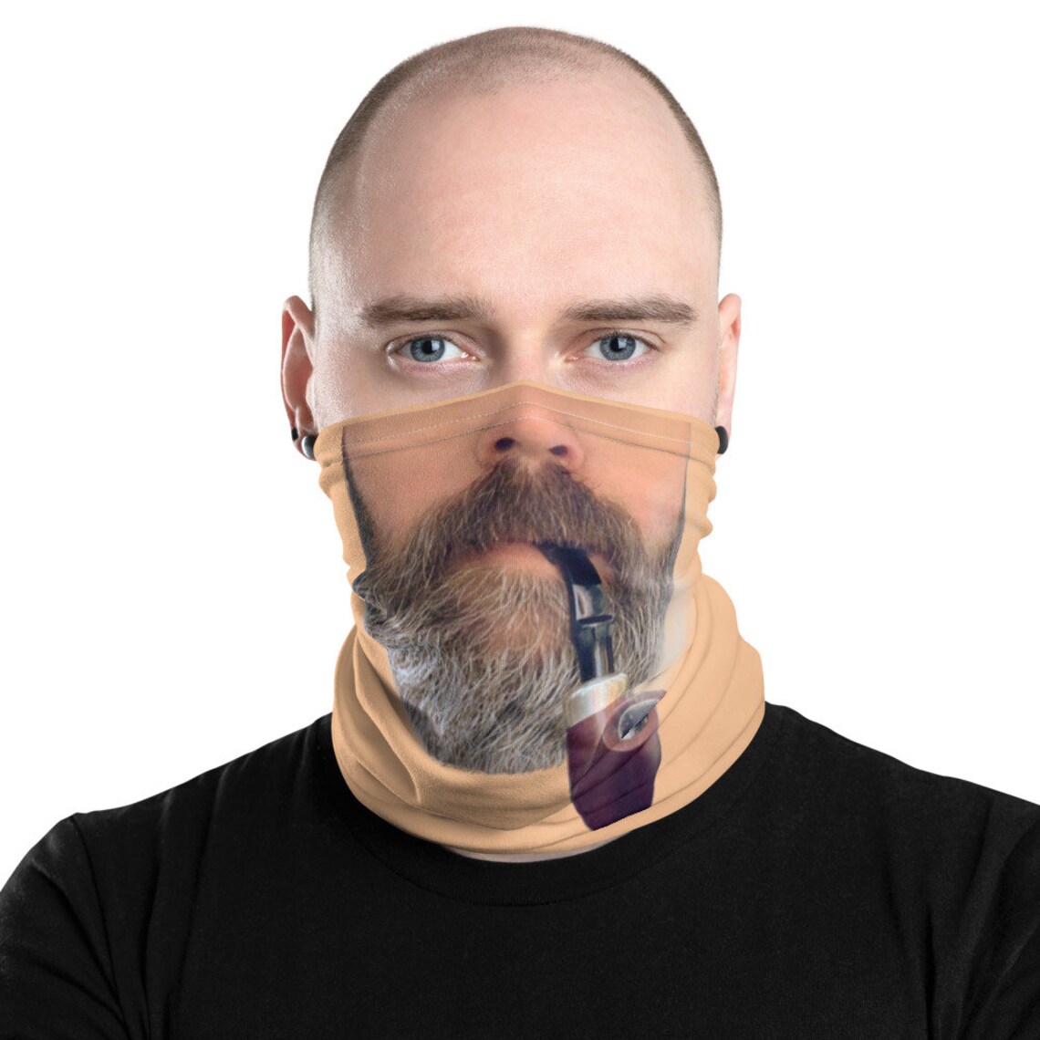 Men to smoke a pipe Neck Gaiter Neck Gaiter for Men beard Etsy