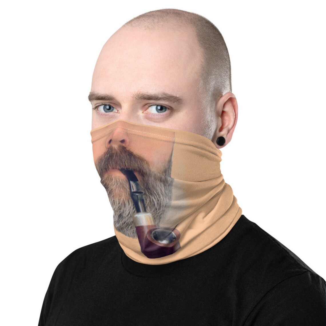 Men to smoke a pipe Neck Gaiter Neck Gaiter for Men beard Etsy