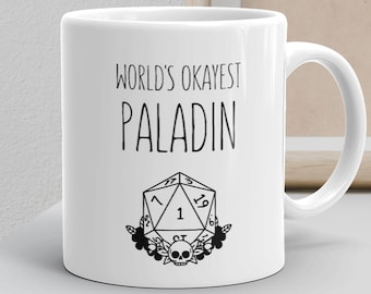 Paladin - Gift - Dungeons & Dragons - Mug - Paladin Mug - Paladin Dnd - D and D - Paladin Ring - Dice Bag - D20 - Dnd Dice - Spell Cards