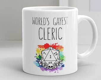 Cleric - Dungeons and Dragon Cleric - D&D - D and D - Cleric Miniature - Cleric Dnd Gift Mug - Mug Cleric - Cleric Cosplay - Cleric Dnd
