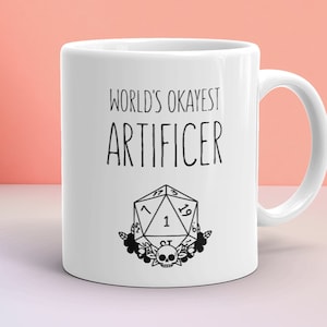 Handwerker - Dungeon and Dragons - Handwerker Tasse - Zauberkarten - D&D Tasse - Dnd - Handwerker Würfelturm - Handwerker Würfel - W20 - Würfeltasche - Tasse