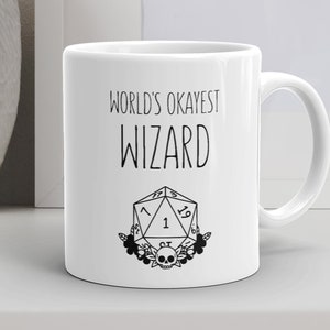 Wizard - Dungeons and Dragons Wizard - Mug - Wizard Dnd - Gift - Wizard Miniature - Wizard Mug - Dnd Dice Tray - Dice Tower - D and D - Mugs