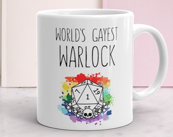 Warlock - Dungeons and Dragons - Warlock Miniature - Dungeons and Dragons Warlock - Dnd Warlock - Warlock Gifts - Mug - Warlock Gift - Gift