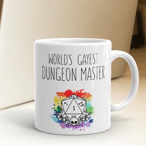 Dungeon Master - Game Master - Dungeons and Dragons - Mug - DnD Mug - Gift - DnD - D and D - Dice Bag - Dungeons And Dragons Mug - D20