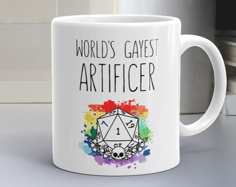 Artificer D20 Gift - Dungeon and Dragons Mug - Artificer Dnd
