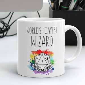 Wizard - Dungeons and Dragons Wizard - Mug - Wizard Dnd - Gift - Wizard Miniature - Wizard Mug - Dnd Dice Tray - Dice Tower - D and D - Mugs