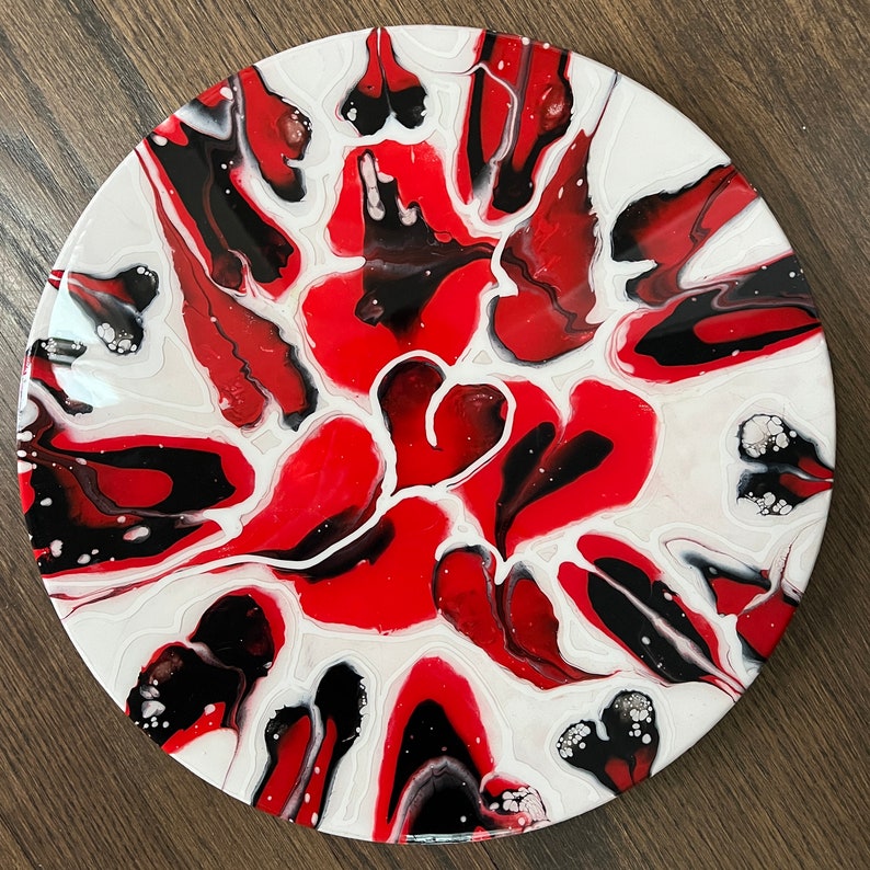 Inventory Sale colorful painted resin lazy susan image 5