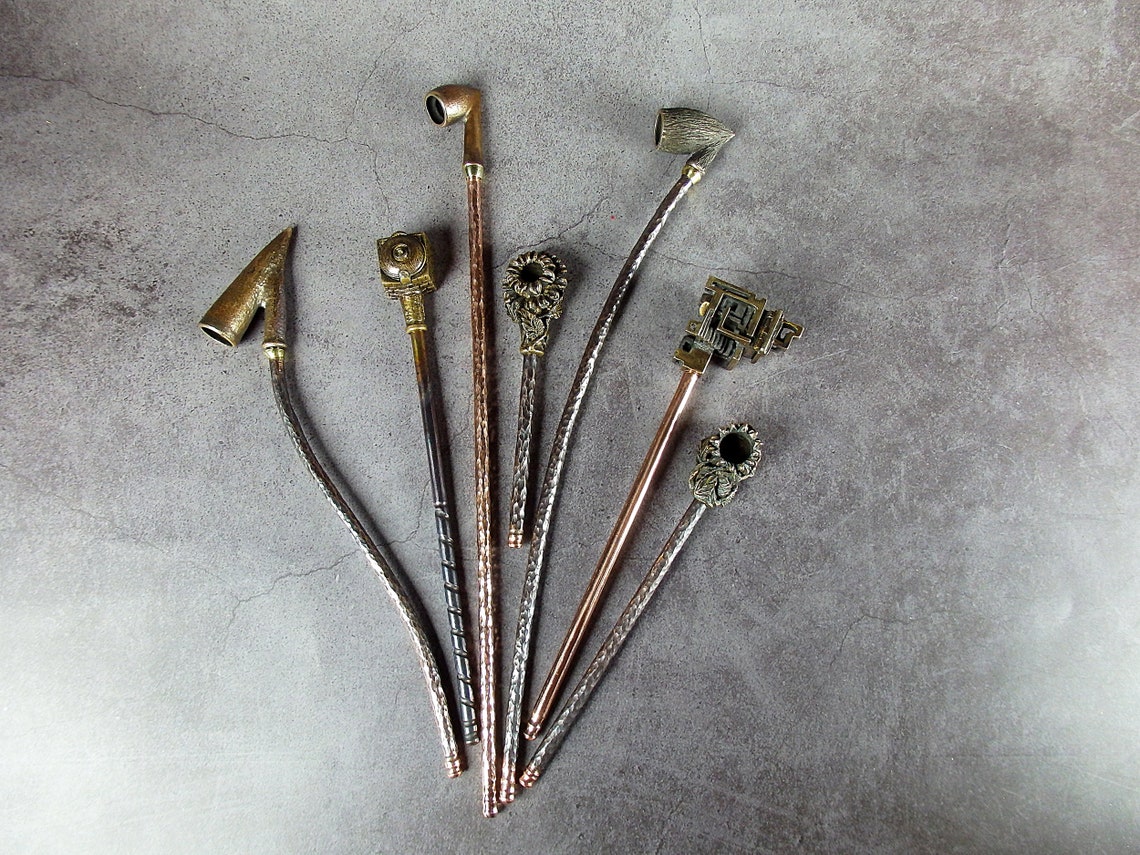 Silver Mouthpieces for Smoking Pipes Silvertipped Etsy