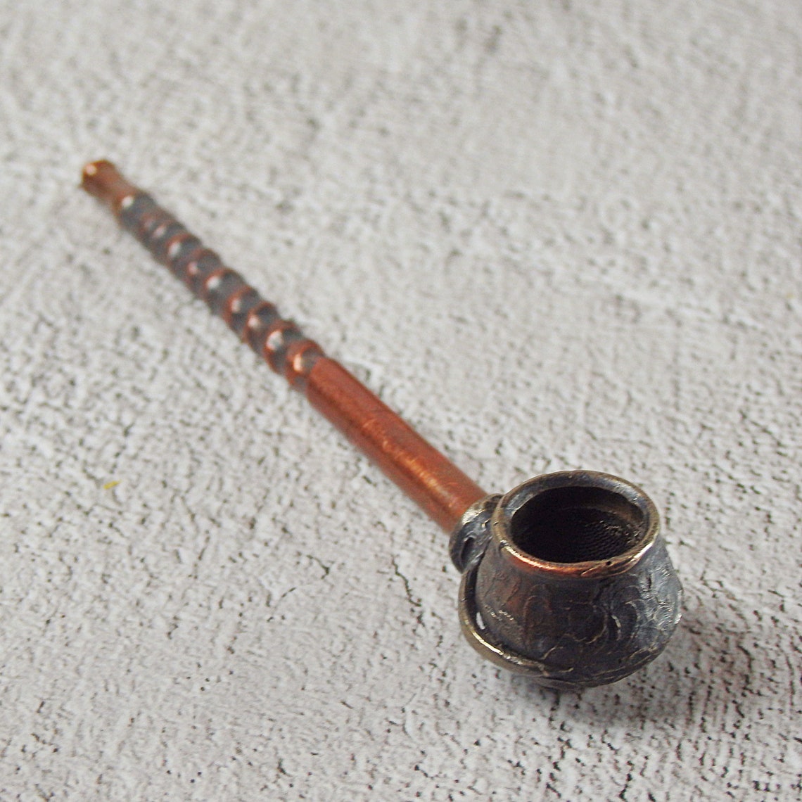 Pot Pipe custom bronze pipe creative hand made smoking pipe Etsy