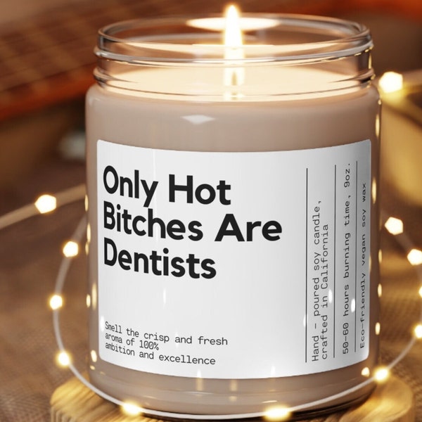 New Dentist Gift Funny Candle New Dentist Office Dental School Graduation Gifts for Friend Gift for Her Him Dental Office Funny Gifts