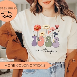 90th Birthday Shirt, Vintage 1933 Tee, 90th Birthday Gift For Women, 90th Birthday Gift For Men, 90th Birthday Friend, 90th Birthday Woman