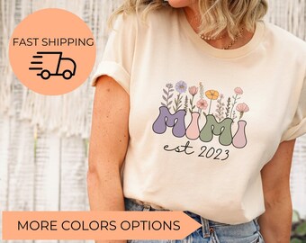 Mimi Shirt, Mimi Wildflowers Shirt, Mimi TShirt, Mimi T Shirt, Mimi Shirts, Gift For Mimi,Mothers Day Gift For Mimi,Grandma Shirt,Mimi Gifts