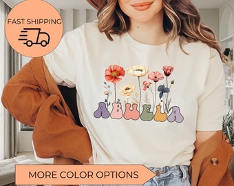 Abuela Shirt, Abuela Wildflowers Shirt, Abuela TShirt, Abuela T Shirt, Gift For Abuela,Mothers Day Gift For Abuela,Abuela Shirt,Abuela Gifts