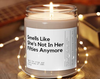 Personalized 60th Birthday Gift Funny Candle sixtieth Birthday Gift for Her Sixties Era Sixty Years Old Turning 60 60's Custom Name Gift