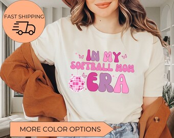 In My Softball Mama Era Shirt, Softball Mom Shirt, Softball Mama Shirt, Softball Lover, Game Day Tee, Mom Shirt, Sport Mom Tee, Gift For Mom