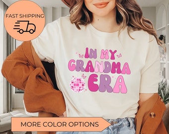 In My Grandma Era Shirt, Cool Grandma Shirt, Funny Grandma Shirt, Best Grandma Shirt, Gift for Grandma, Proud New Grandma Shirt