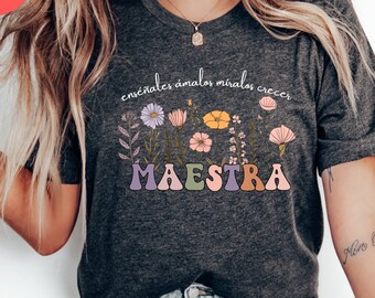 Spanish TEACHER Shirt, Cultivando Bilingues Shirt, Maestra Shirt, Dual Language Crew, Bilingual Teacher Shirt, Spanish Teacher Gifts 2023