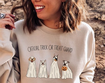 Ghost Dog Shirt Halloween Dog Sweatshirt Halloween sweatshirts Halloween Sweater Halloween Ghost Sweatshirt Halloween Dog Sweatshirt Tshirt