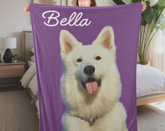Customizable Photo Blanket, Photo Collage Gifts for him or her, Family & Friends Custom Gifts, Special Memory Keepsake for Wedding, Birthday