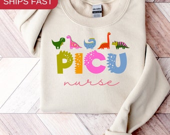 PICU Nurse Sweatshirt, PICU Pediatric Nurse Shirt, PICU Nurse Gift, Nurse Appreciation Gift, Pediatric Intensive Care Unit, Picu Crewneck