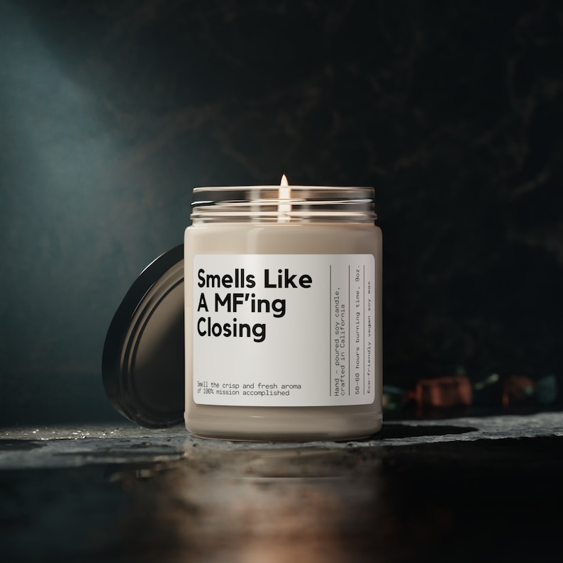 Personalized Real Estate Gift Soy Candles Custom Realtor Candle Salesperson Gift Real Estate Marketing Realtor Marketing Gift For Realtor image 4