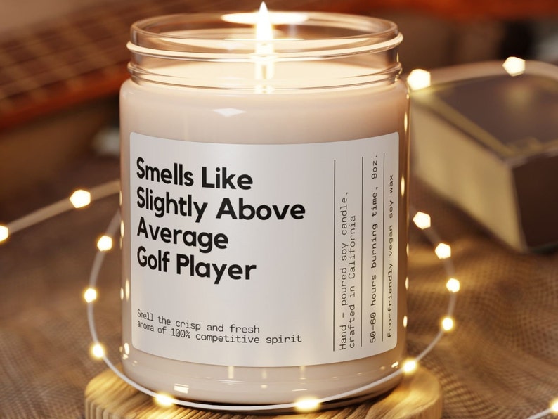 Smells Like Average Golfer Soy Wax Candle