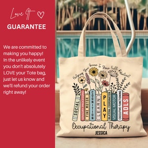 CafePress Occupational Therapy Tote Bag – Natural Canvas Reusable Shopping Bag – Custom Printed Tote