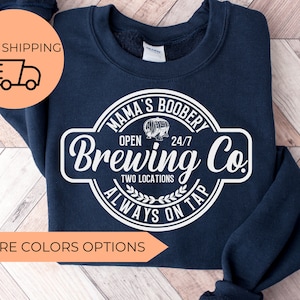 Mama’s Boobery Sweatshirt,Mama’s Boobery Brewing Co Sweatshirt,Moms Christmas Sweatshirt,Christmas Gift For Mothers,Happy New Year,Xmas Gift