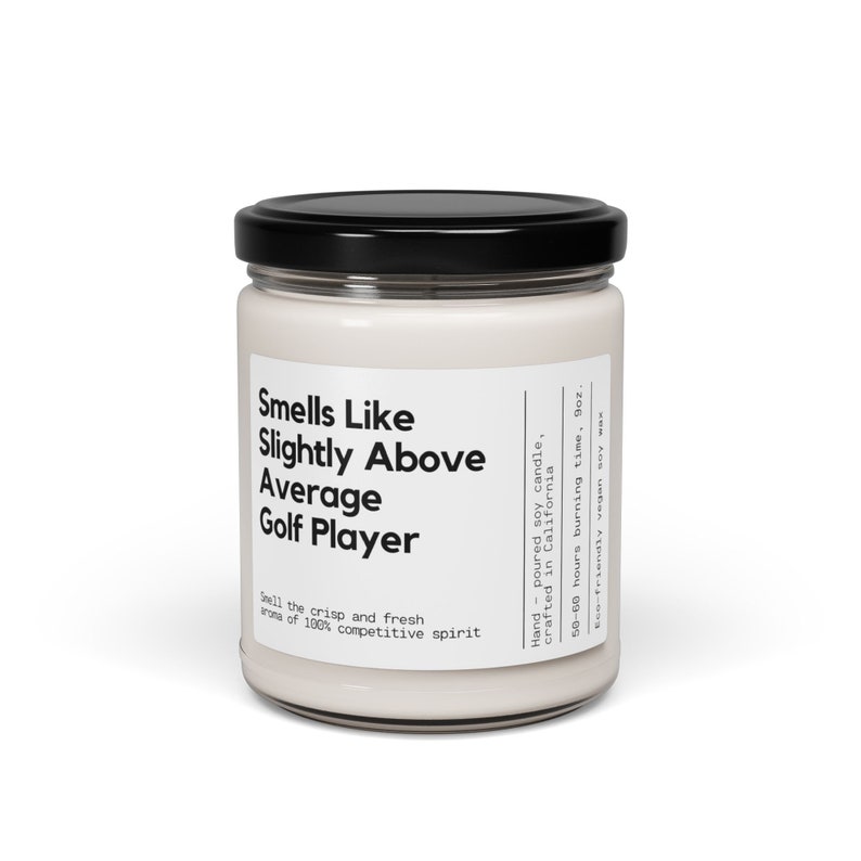 Smells Like Average Golfer Soy Wax Candle - Thumbnail 3