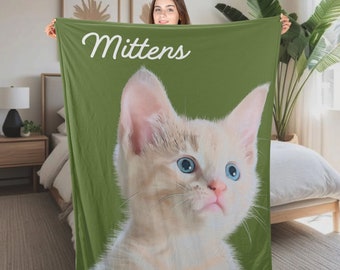 Customizable Photo Blanket, Photo Collage Gifts for him or her, Family & Friends Custom Gifts, Special Memory Keepsake for Wedding, Birthday